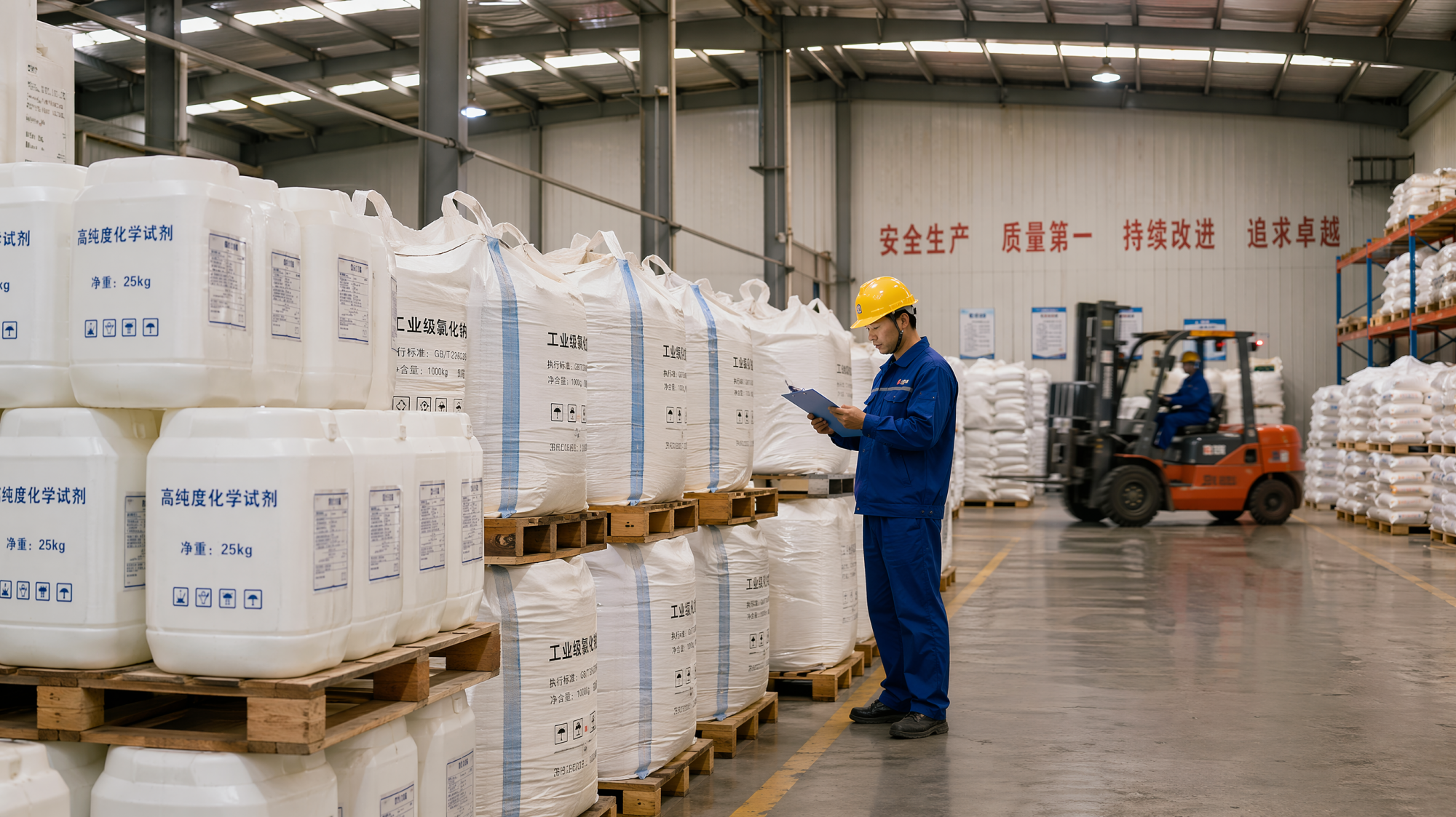 Henan Nayu chemical warehouse - DDI export shipment packaging
