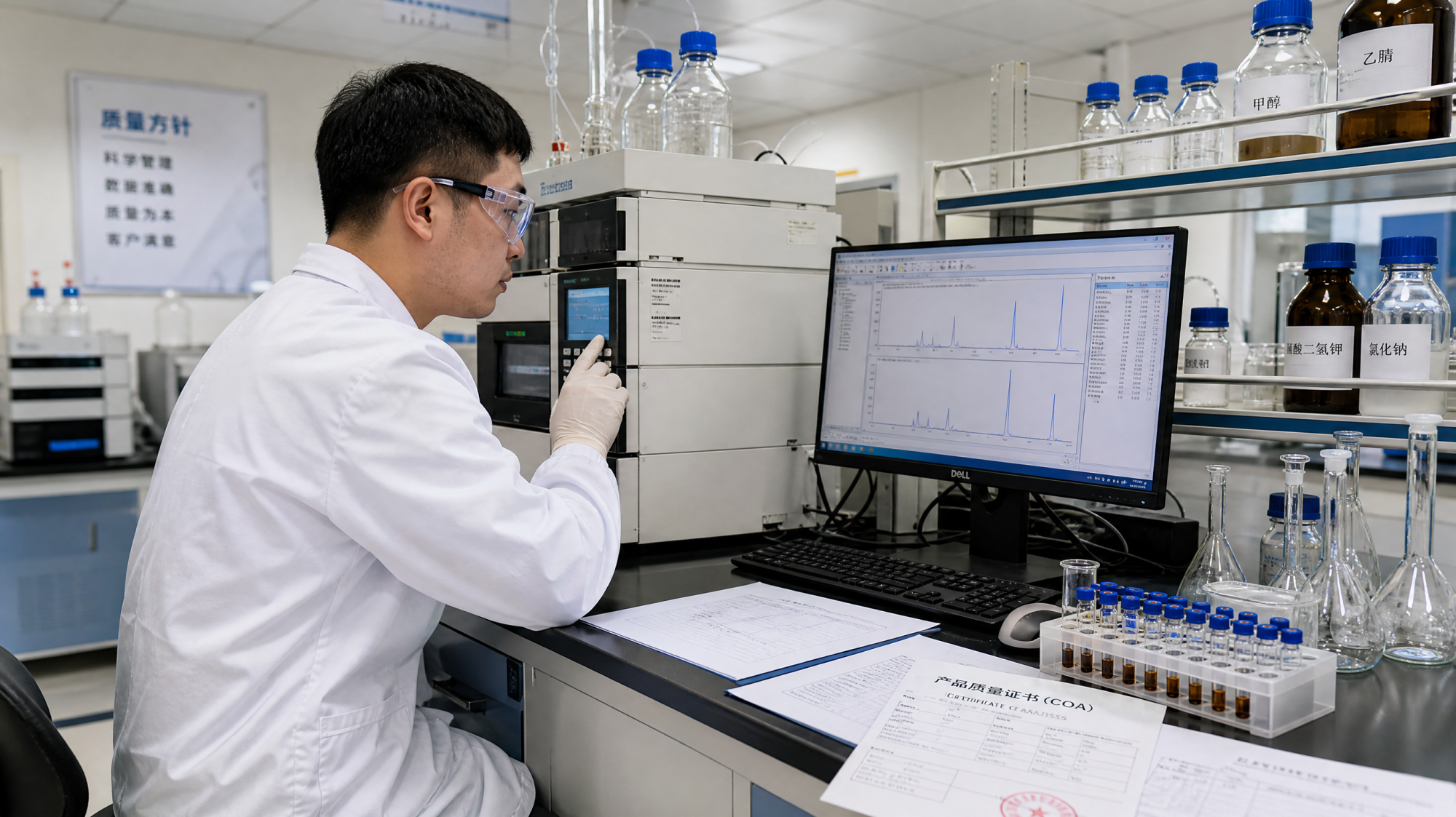DDI quality control laboratory - REACH TSCA certified testing